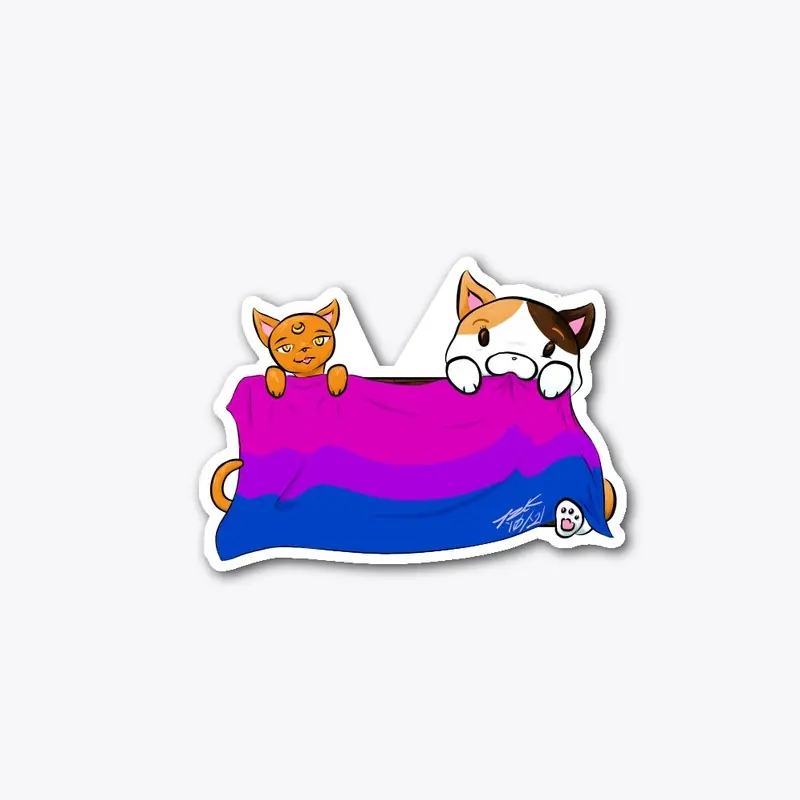 Aph and Popo Support You (Bi Flag)